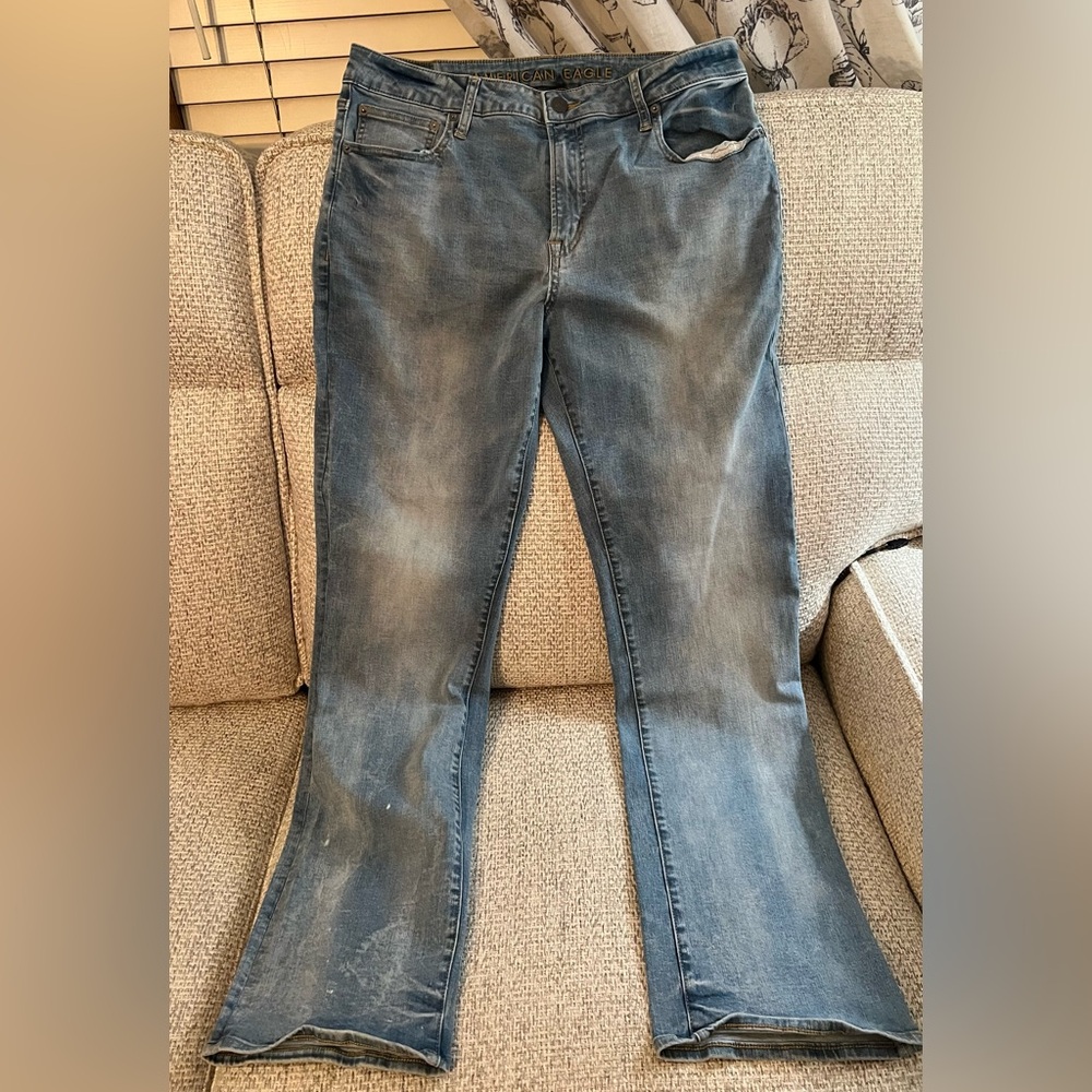 American Eagle 🦅 Men’s Light Blue Bootcut Jeans - EUC